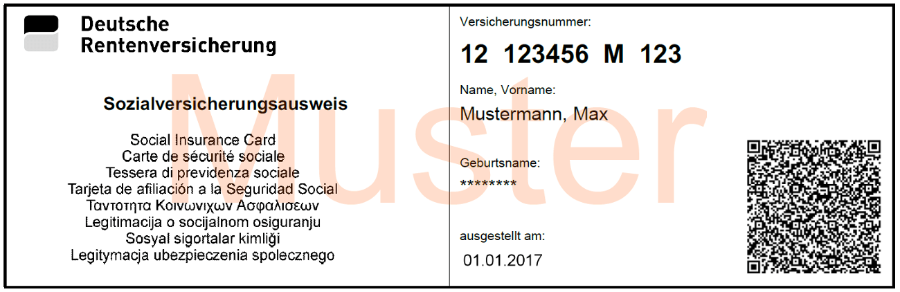 Sozialversicherungsausweis privat versichert